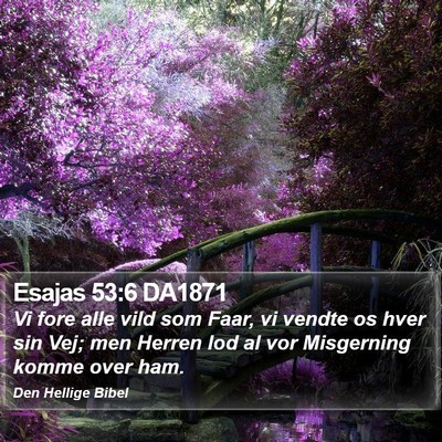 Esajas 53:6 DA1871 Bible Verse Image