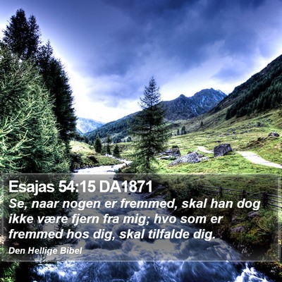 Esajas 54:15 DA1871 Bible Verse Image