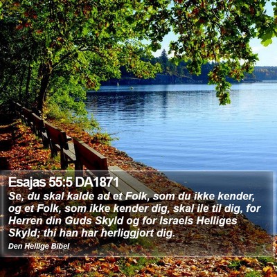 Esajas 55:5 DA1871 Bible Verse Image