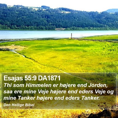 Esajas 55:9 DA1871 Bible Verse Image