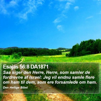 Esajas 56:8 DA1871 Bible Verse Image