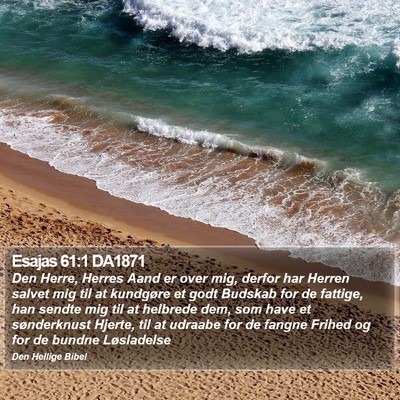 Esajas 61:1 DA1871 Bible Verse Image