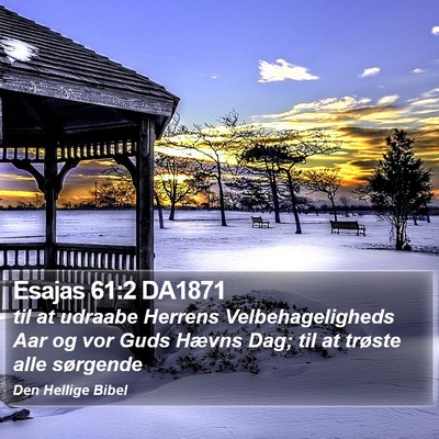 Esajas 61:2 DA1871 Bible Verse Image