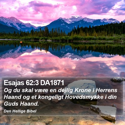 Esajas 62:3 DA1871 Bible Verse Image