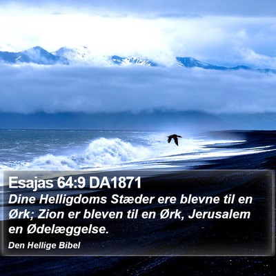 Esajas 64:9 DA1871 Bible Verse Image