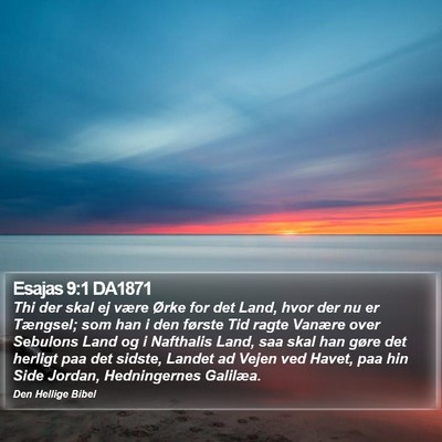 Esajas 9:1 DA1871 Bible Verse Image