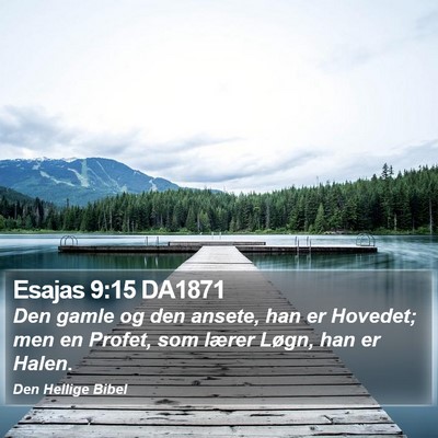 Esajas 9:15 DA1871 Bible Verse Image