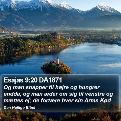 Esajas 9:20 DA1871 Bible Verse Image
