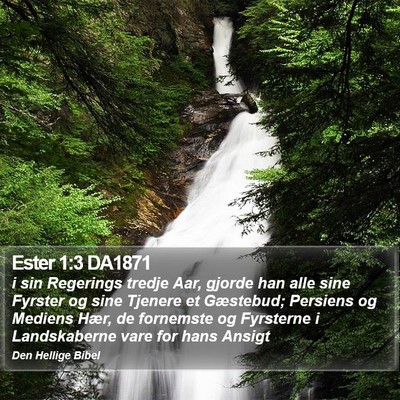 Ester 1:3 DA1871 Bible Verse Image