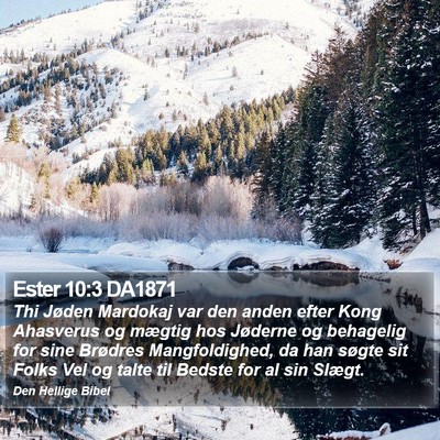 Ester 10:3 DA1871 Bible Verse Image