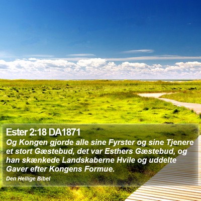 Ester 2:18 DA1871 Bible Verse Image