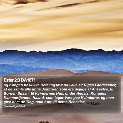 Ester 2:3 DA1871 Bible Verse Image