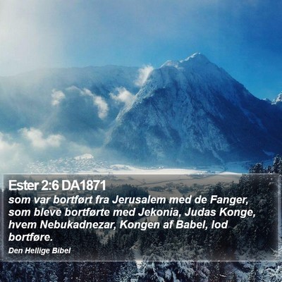 Ester 2:6 DA1871 Bible Verse Image