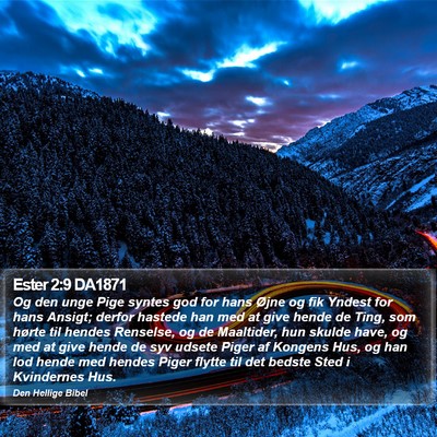 Ester 2:9 DA1871 Bible Verse Image