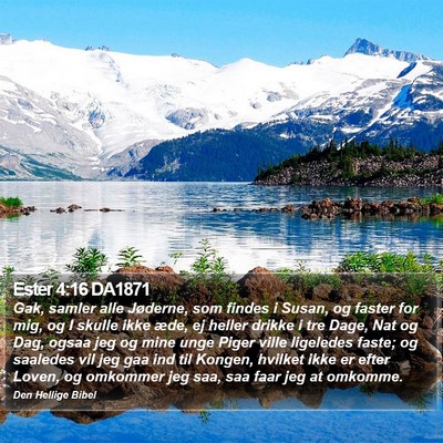 Ester 4:16 DA1871 Bible Verse Image