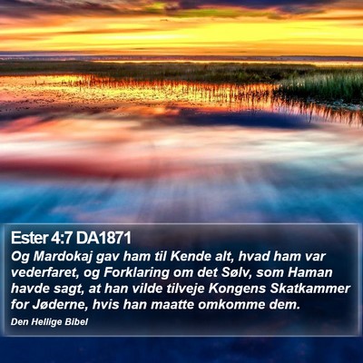 Ester 4:7 DA1871 Bible Verse Image