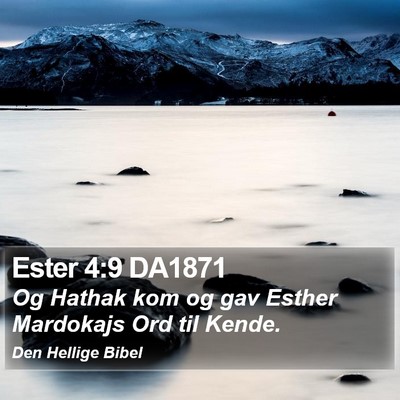 Ester 4:9 DA1871 Bible Verse Image