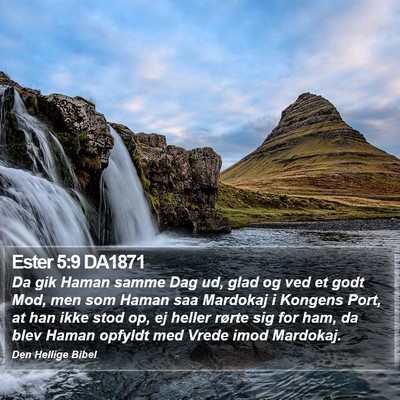 Ester 5:9 DA1871 Bible Verse Image