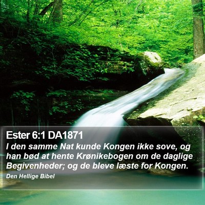 Ester 6:1 DA1871 Bible Verse Image