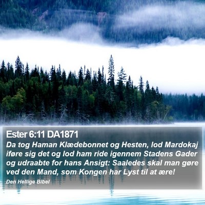 Ester 6:11 DA1871 Bible Verse Image