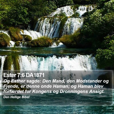 Ester 7:6 DA1871 Bible Verse Image