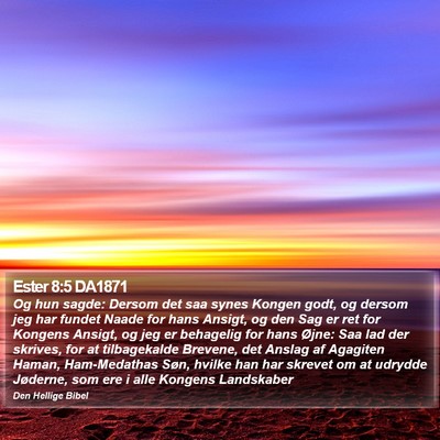Ester 8:5 DA1871 Bible Verse Image