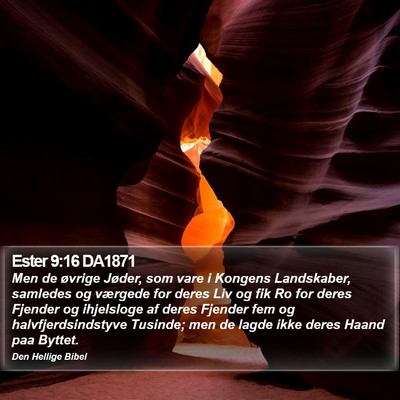 Ester 9:16 DA1871 Bible Verse Image