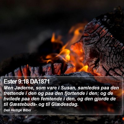 Ester 9:18 DA1871 Bible Verse Image