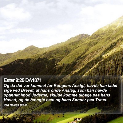 Ester 9:25 DA1871 Bible Verse Image