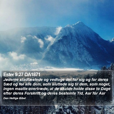 Ester 9:27 DA1871 Bible Verse Image