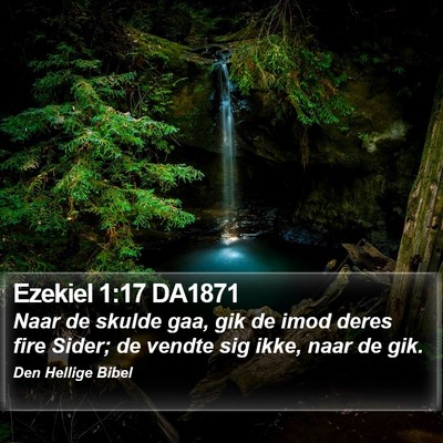 Ezekiel 1:17 DA1871 Bible Verse Image