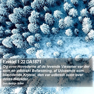 Ezekiel 1:22 DA1871 Bible Verse Image