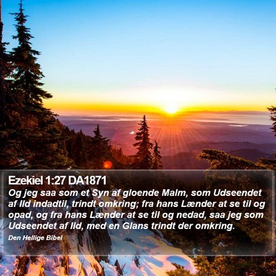 Ezekiel 1:27 DA1871 Bible Verse Image