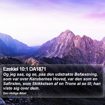 Ezekiel 10:1 DA1871 Bible Verse Image