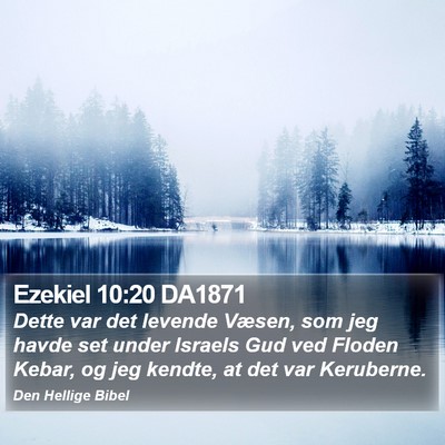 Ezekiel 10:20 DA1871 Bible Verse Image