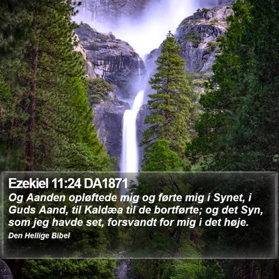 Ezekiel 11:24 DA1871 Bible Verse Image