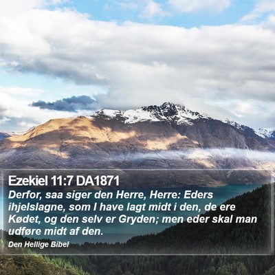 Ezekiel 11:7 DA1871 Bible Verse Image