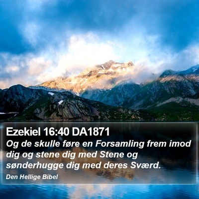 Ezekiel 16:40 DA1871 Bible Verse Image