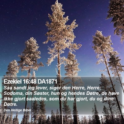 Ezekiel 16:48 DA1871 Bible Verse Image