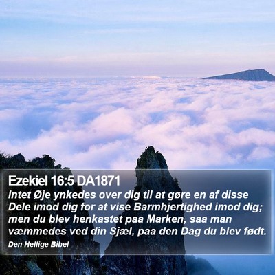 Ezekiel 16:5 DA1871 Bible Verse Image