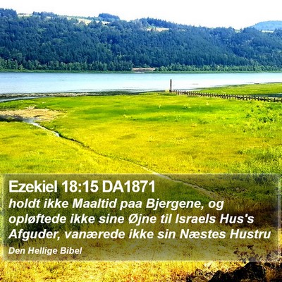 Ezekiel 18:15 DA1871 Bible Verse Image