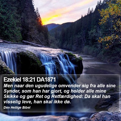 Ezekiel 18:21 DA1871 Bible Verse Image
