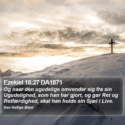 Ezekiel 18:27 DA1871 Bible Verse Image