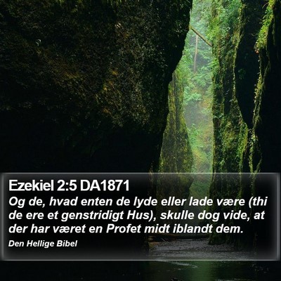 Ezekiel 2:5 DA1871 Bible Verse Image