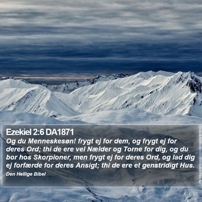 Ezekiel 2:6 DA1871 Bible Verse Image