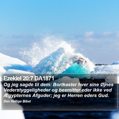Ezekiel 20:7 DA1871 Bible Verse Image
