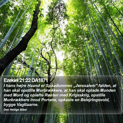 Ezekiel 21:22 DA1871 Bible Verse Image