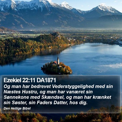 Ezekiel 22:11 DA1871 Bible Verse Image