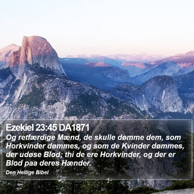 Ezekiel 23:45 DA1871 Bible Verse Image