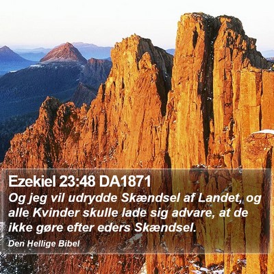 Ezekiel 23:48 DA1871 Bible Verse Image